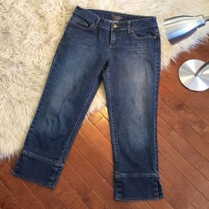 Simply Vera, Vera Wang  Capri Jean Shorts